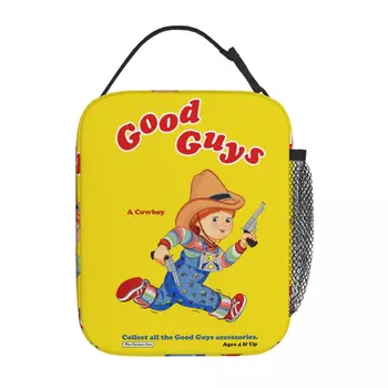Изолированные Сумки Для Ланча Good Guys Cowboy Child's Play Chucky Accessories Storage Food Box Y2K Cooler Thermal Bento Box Для Наружного использования