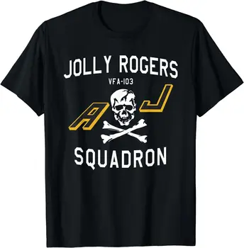 НОВАЯ ЛИМИТИРОВАННАЯ футболка Jolly Rogers VFA-103 Squadron Skull Strike Fighter с Черепом