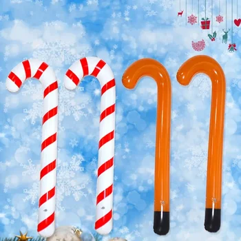 Надувной леденцовый тростник, Рождественский тростниковый шар, уличное украшение из леденцового тростника для дома, рождественские украшения, уличные декорации, подарки Noel
