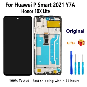 6,67 ‘PPA-LX1 Премиум ЖК-дисплей для Huawei P Smart 2021 Дисплей Сенсорный Экран Для Honor 10X Lite Замена экрана Для Huawei Y7A