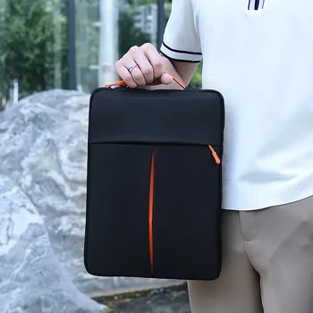 Портативная простая студенческая рабочая сумка для компьютера Macbook Air Pro 13.3 Чехол для ноутбука Huawei Dell Lenovo, мужской деловой портфель, сумочка