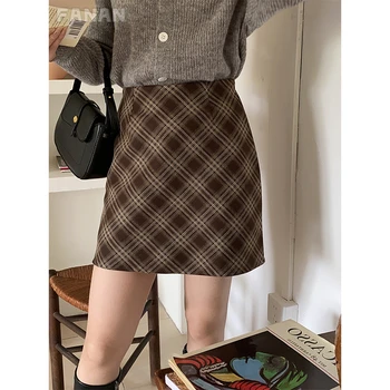 Новая летняя женская винтажная мини-юбка со складками трапециевидной формы, модная эстетичная уличная одежда 2000-х, Горячая сексуальная молодежная женская одежда