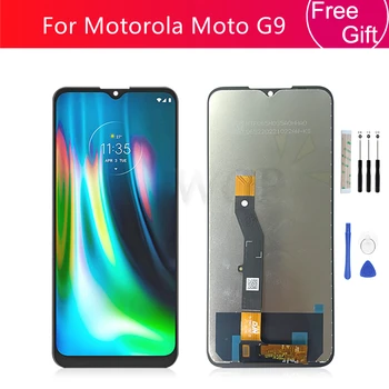 Для Motorola Moto G9 ЖК-дисплей с сенсорным экраном, дигитайзер в сборе Для Moto G9 Замена дисплея, Ремонтная деталь 6.5 