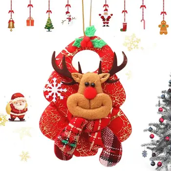 Рождественские украшения для плюшевых кукол, украшения для Рождественской елки, декор для подвешивания елки, мягкая ткань Создают рождественское настроение при доставке