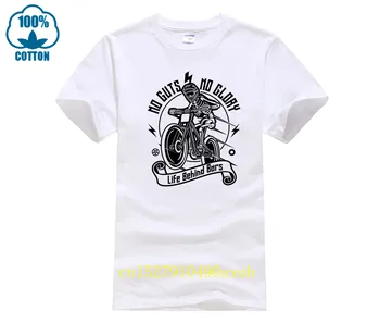 Xx- Серая футболка NO GUTS NO GLORY, повседневная свободная летняя футболка с круглым вырезом для мужчин