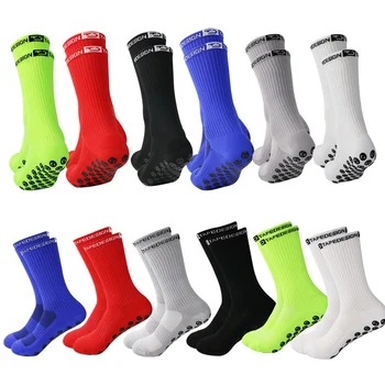Дышащие Нескользящие Футбольные носки На открытом воздухе Велосипедные Носки Баскетбольные Носки Защищают Ноги От Впитывания Влаги Велосипедный Бег Футбольные Спортивные Носки с захватом