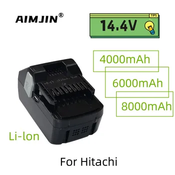 14,4 В 4,0 6,0 8,0 Ач Литий-Ионный Аккумулятор Замена Для Hitachi BSL1430 CJ14DSL BSL1440 CR14DSL BSL1415 DDS14DSL