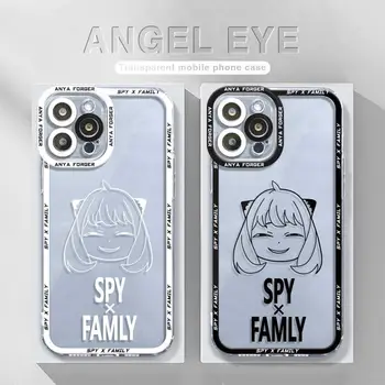 Spy X Family Черный, Белый, Прозрачный Чехол Для Телефона Anya Для Xiaomi Redmi Note 11 8 9 8T 11T 10 Pro 9S 10S 11S для Redmi 9A 9 9C 10 10A