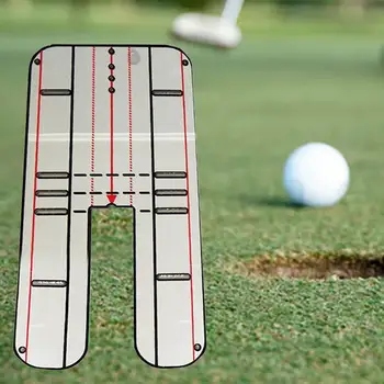 Портативное зеркало для выравнивания гольфа Тренажер для качания, учебное пособие для гольфа Accs