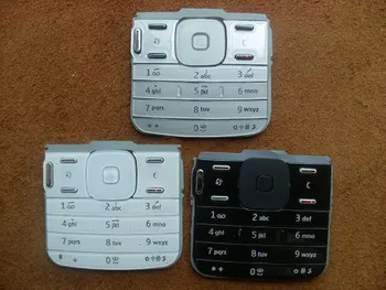 Оригинальный Y Новый Корпус Основные Клавиатуры Клавиатуры Чехол Кнопки Для Nokia N79 Бесплатная доставка Черный Белый Серый