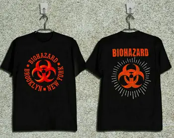 Футболка Biohazard Brooklyn, Нью-Йорк, 1992 г., размер верха рубашки, США