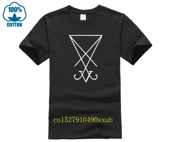 Футболка с изображением Люцифера - Забавная футболка Сатана, оккультная религия, мода, ведьма ужасов