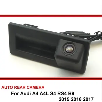 Для Audi A4 A4L S4 RS4 B9 2015 2016 2017 Высококачественная Автомобильная Парковочная Камера Заднего Вида Оригинальная Заводская Ручка Багажника Камера