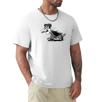 футболка мужская хлопковая футболка для прогулок с ГРАУЧО Марксом, блузка с коротким рукавом, мужские футболки с коротким рукавом, летняя футболка для мужчин