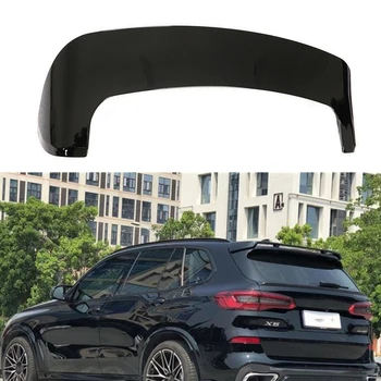 Задний спойлер на крыше и крыло для BMW X5 G05 2019-2023 Черный глянец/Карбоновое волокно, Верхняя отделка задних ворот, Сплиттер для верхней отделки багажника
