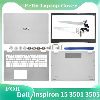 Новый Для ноутбука Dell Inspiron 15 3501 3505 ЖК-Дисплей Задняя Крышка Передняя Рамка Упор Для рук Шарнир Нижний Корпус 09F6PT 064D8T 3501 3505
