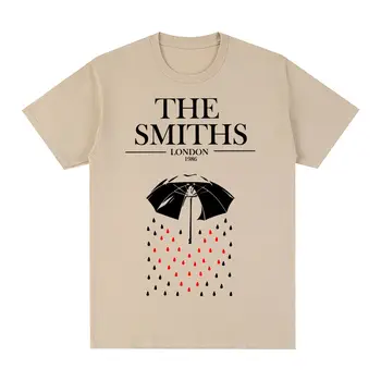 The Smiths Винтажная футболка Рок-группы в стиле Ретро, Хлопковая мужская футболка, Новая Футболка, Женские Топы