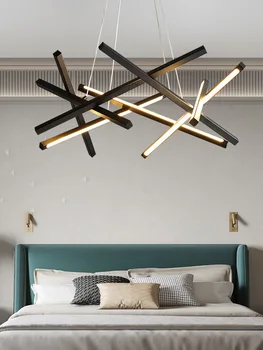 Люстра в скандинавском минималистичном стиле для гостиной креативное искусство минималистичный ресторан дизайнерский геометрический свет роскошное освещение для спальни