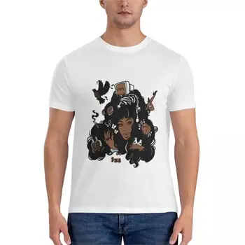 Классическая футболка с альтернативной обложкой альбома Sza Ctrl, мужские футболки с графическим рисунком, забавные мужские футболки с графическим рисунком аниме