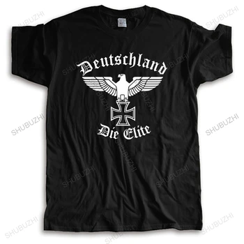 Модная брендовая футболка мужская свободная новоприбывшая мужская футболка летняя Deutschland Die elite Shubuzhi Хлопковая Футболка Прямая доставка