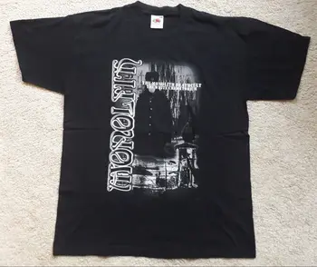 THE MONOLITH DEATHCULT White Crematorium Винтажная футболка 2005 года XL Death Metal NEW