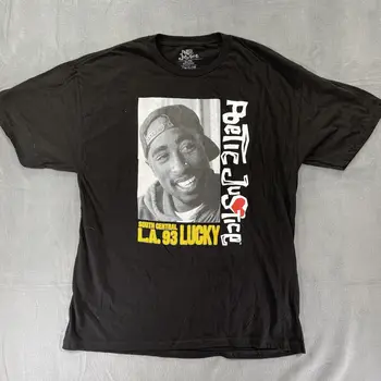 Новая мужская футболка Poetic Justice 2 Pac 1993 Черного цвета SZ XL