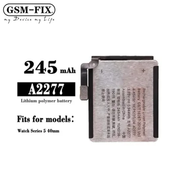 GSM-FIX Оригинальная Замена A2277 A2181 Для APPLE Watch iwatch Series 5 S5 40 мм 44 мм Перезаряжаемые Батарейки Для Часов