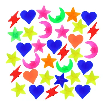 WINOMO Детское украшение для спиц, красочные Велосипедные зажимы для спиц, бусины, Звезда, Луна и (случайный стиль)